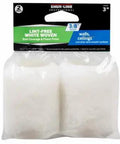 Pro Level 3 Inch Woven Mini Paint Roller Covers With Sturdy Three Eighth Nap For Drywall And Ceilings White Two Pack shown in packaging.