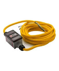 Rock Solid Portable 50 Foot 30 Amp 240 Volt GFCI Receptacle With Flying Leads For Generator Hooks And Farm Gear, heavy duty cord.