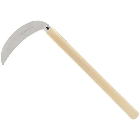 Landscape Sickle With 7 Inch Blade And Beige Handle For Edging Clearing Weeds Tall Grass And Fence Lines Comfortable Grip Great For Weed Whacking And Yard Maintenance 12 Pack