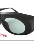 Heavy Duty Laser Safety Glasses Built Damn Tough With OD5 Plus Blockers, 155mm width, 55mm height, 150mm length, ideal for industrial use.