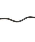 ComFiTec Training Browband Replacement For Bridle Black Full Size European Leather with Smooth Stitching, Side View