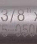Straight Up 3 Flute Indexable Dovetail Cutter, Right Hand Cut, 60 Degree Angle, 15 Degree Clearance, 1 3/8 Inch By 5/8 Inch Shank close-up view with engraving details.