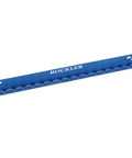 Wall Mount Tool Storage Rack For T Track Accessories, 18-Gauge Steel With Powder Coat Finish, 17-Slot T-Bolt Organizer, blue rail