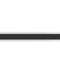 Two Pack 23.6 Inch Outdoor Modern LED Wall Light 18W IP65 Waterproof Black Wall Mount Fixture With Frosted White Acrylic