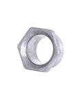 Hella Durable One Half Inch Zinc Die Cast Silver Electrical Conduit Nipple Replacement Fitting with straight shot alignment.