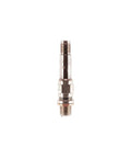 Massive Electrode UREM40E Aircraft Engine Spark Plug For Rock Solid Starts, shown in silver metallic finish