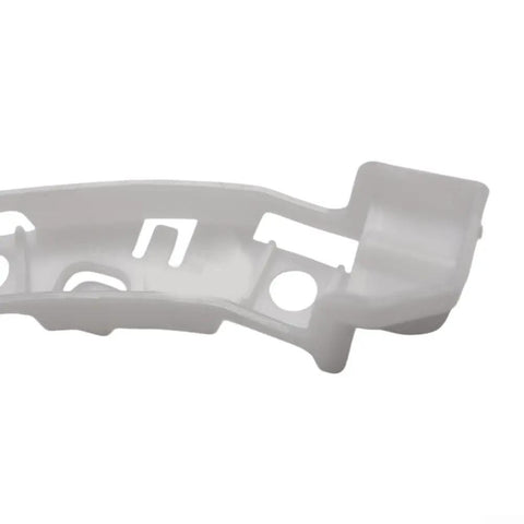 Left Front Bumper Side Retainer Bracket For 2012 Through 2019 Vehicles OEM Part 1607398380 FL Direct Fit ABS Construction For Long Lasting Durability And Precise Alignment Easy Install Restores Front End Structure, side view
