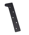 Heavy Duty Stainless Steel Cabinet Hinges Delivering 360 Degree Smooth Swivel Rotation For Wardrobe Doors, black hinge with multiple mounting holes.
