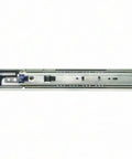 22 Inch Over Travel Side Mount Ball Bearing Drawer Slide With 90 Lb Capacity Self Close And Soft Close Pair Anochrome Finish
