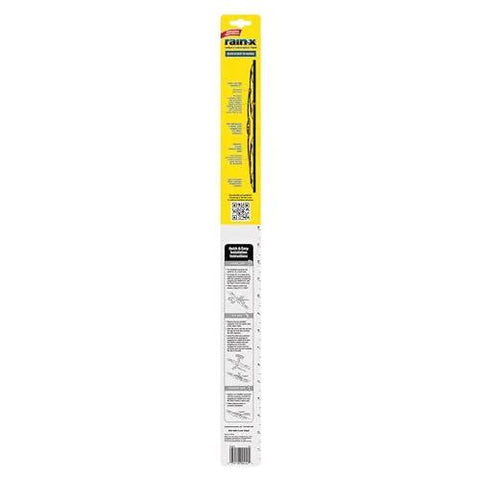 Rain-X WeatherBeater windshield wiper blades, 22 in, pack of 2, automotive replacement in yellow packaging (front view)