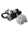 Straight Up 24V To 12V Electrical Conversion Kit For John Deere 3010 3020 4010 4020 Tractors with starter solenoid and alternator.