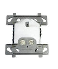 Rock Solid Addressable Monitor Module For Commercial Fire Alarms Plug And Play Setup With Two Wire Twenty Four Volt Smoke Sensor Support and Style Class A Or B Circuit Status Tracking, front view with connection ports.