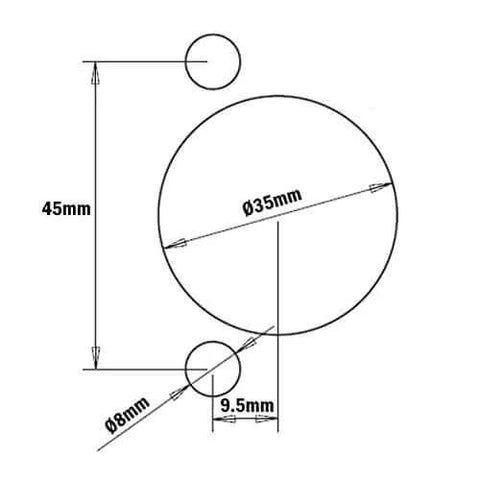 Technical diagram for Euro 110 Soft Close Concealed Cabinet Hinge With 4.5 Mm Face Frame Plate Kit dimensions
