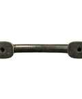Front view of Riverstone 3 Inch Cabinet Pull in Antique Copper Durable Solid Metal Handle with Classic Distressed Finish