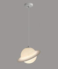 Room Pendant Lamp With Acrylic Saturn Design, Kid Friendly Princess Style Suspension Light For Kids Room, E27 Socket, max 60W