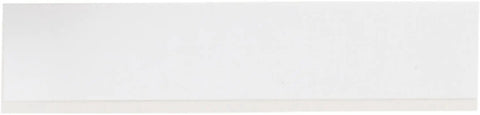All Weather Vinyl Label Tape Built To Handle Heavy Duty Work And Lab Marking Sticks Like Wild In Freezers Or Extreme Cold Black On White Tape Fits M210 Bmp21 Printers Half Wide By 21 Feet Long, showing a white tape roll.