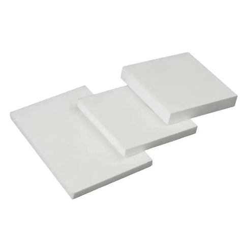 White PTFE Sheet For Everyday Projects, Heavy Duty Sealing And Insulating Material, stacked rectangular strips