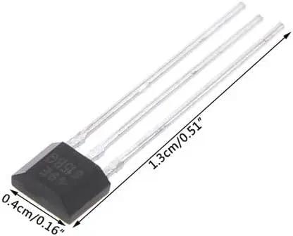 10 Pack Linear Hall Effect Sensors 49E OH49E SS49E for Precision Magnetic Field Detection and Position Sensing in Industrial Electronics