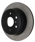 Centric Premium rear brake rotor with black hub and silver disc for Cadillac/Chevrolet/GMC