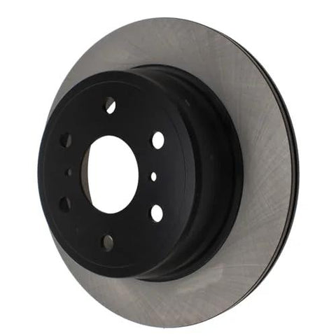 Centric Premium rear brake rotor with black hub and silver disc for Cadillac/Chevrolet/GMC
