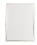 Heavy Duty Metal Access Panel 18 X 24 Inch Spring Loaded Drywall Cover Touch Latch No Key Needed flat white steel plate.