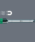 Universal Bit Holder With 1/4 Inch By 75 mm Shaft, showing self locking mechanism and quick spin chuck for insert and power bits.