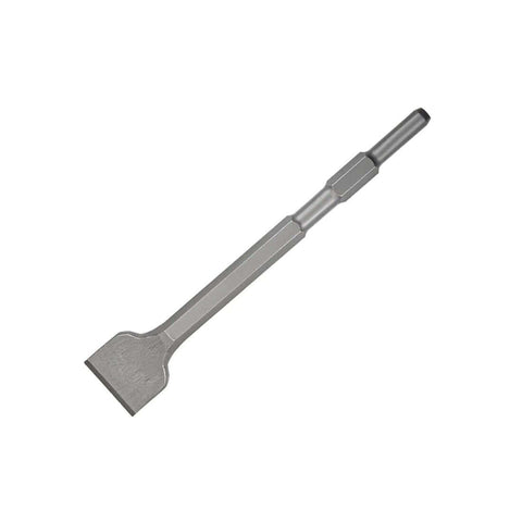 Uxcell scraping chisel with hex shank, silver masonry tool for scale removal and edging