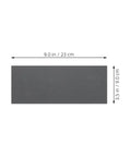 Ultimate 21-Piece Emery Sandpaper Sheet Set For Automotive Metal Finishing, grey sheet 9 x 3.5 inches for smooth grind.