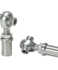 Super Beefy Chromoly Weld In Rod End Heim Joint Kit For 1.5 Inch OD Tubing, featuring durable metal construction and precise fittings.