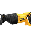 20V Max Cordless Tool Combo Kit With Drill Driver, Reciprocating Saw, yellow and black design, side view