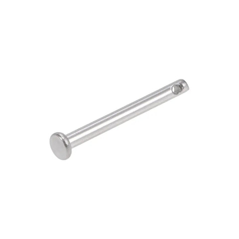 3Mm By 30Mm Flat Head Clevis Pin In 304 Stainless Steel Pack Of 20 Single Hole Link Hinge Pin For Machinery And DIY Projects Rust Resistant Smooth Finish Heavy Duty Clevis Pins shown on white background
