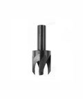 Badass 9/16 By 3/8 Inch Hardened Steel Plug Cutter for Fine Woodworking, featuring sharp blades for clean cuts.