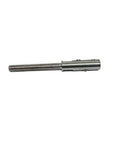 Stainless steel 5/16-18 set-screw threaded stud with smooth shank for 3/16 in. cable wire, side view