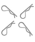 Four 20Pcs R Clips Retaining Cotter Pins TYHI Built To Last Heavy Duty Zinc Plated Hairpin for locking systems.