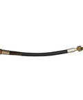 Heavy Duty Air Compressor Tubing Hose Replacement For 0574991001 And 0574-9910-01 showing flexible black rubber hose with metal fittings.