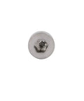 10 Pack 304 Stainless Steel Hex Socket Shoulder Bolts featuring M3 threads and tough 4mm pins, showing hex driver side view.