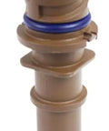Slick Heavy Duty Pcv Valve Assembly, durable brown plastic, compact design for reliable engine ventilation and performance.