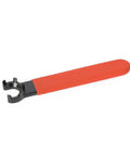 Premium 8mm And 4 Inch Shank Router Bit Extension Rod With Collet Engraving Machine Milling Adapter For Woodworking Projects Heavy Duty High Carbon Steel Design Fits Most Routers And Drill Presses Durable Long Life Wrench Set Included, showing a red handled tool.