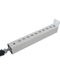 AC Window Security Lock Bar for Sliding Windows, sturdy adjustable steel barrier extends from 10 to 17.5 inches, prevents window opening
