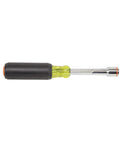 Go-To Heavy-Duty Nut Driver With Hollow Shaft For Long Bolts, Nine Sixteenth Inch Tip, 4 Inch Shaft, Magnetic Nut Retention