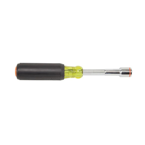 Go-To Heavy-Duty Nut Driver With Hollow Shaft For Long Bolts, Nine Sixteenth Inch Tip, 4 Inch Shaft, Magnetic Nut Retention