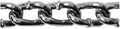 Heavy Duty Twist Link Machine Chain In Zinc Plated Low Carbon Steel One Eighth Inch Diameter 100 Foot Length 255 Pound Working Load Limit