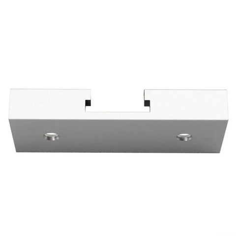 Cross Track Connector 80mm Aluminum Joint Brackets for Woodworking Jig Intersection Accessory underside view