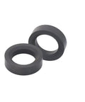 Top Tier Rotary Joint Graphite Sealing Ring Built To Crush Crazy Heat While Delivering Smooth Operation And Serious Thermal Shock Shield For Rough Shop Floor Jobs Fits Cylindrical Or Spherical Machines With Standard 240X180X45 Dimensions, two black graphite rings.