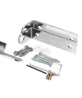 Low Profile Hinge Replacement Kit 0420068-S DEL0420068-S for commercial equipment with metal parts and screws