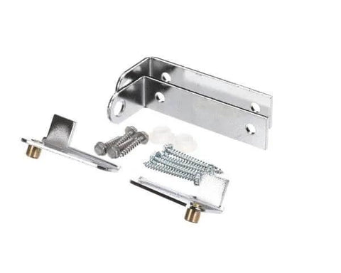 Low Profile Hinge Replacement Kit 0420068-S DEL0420068-S for commercial equipment with metal parts and screws