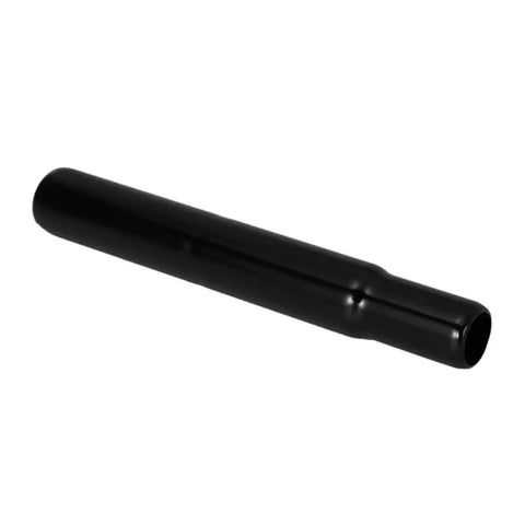 Two Pack Black Steel Seat Post 25.4mm Diameter, 180mm Long, 1 Inch Seatpost for Kids Bikes and Trikes, Durable Universal Fit