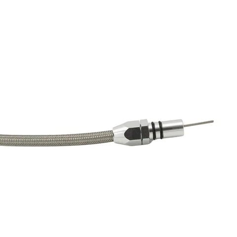 31 Inch Stainless Steel Flexible Transmission Dipstick For GM Vehicles, Long Reach Oil Level Gauge, Heavy Duty Steel Probe For Accurate, Smooth Readouts And Maintenance Made Easy close-up