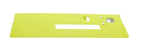 Tough As Nails Universal Table Saw Throat Plate Replacement Fits 10 Inch Dado Blade Kits, yellow plastic insert for saws.