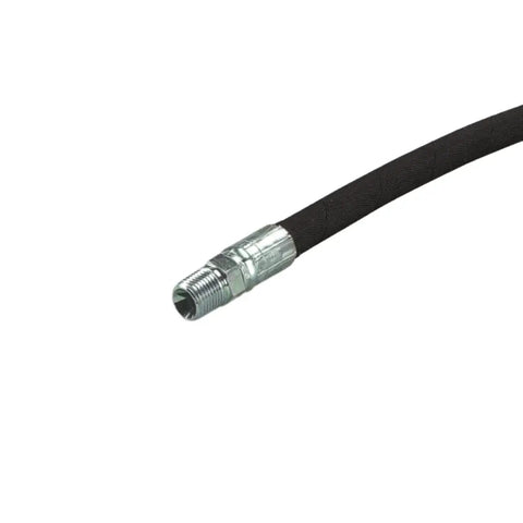 One Half Inch By Thirty Six Inch Hydraulic Hose Assembly With Male NPTF Fittings, Crimped Ends, Two Wire SAE 100R2AT